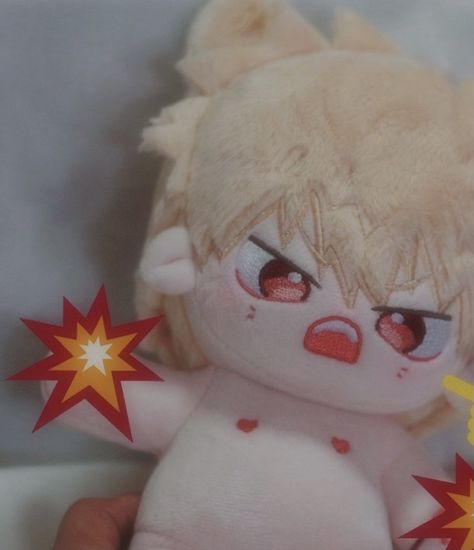 Bakugou Plushie, Omodoki Dolls, Anime Plushies, Cotton Doll, Plushie Patterns, Katsuki Bakugo, Blue Poster, Cute Stuffed Animals, Pet Gifts