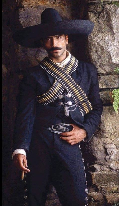 GUNSLINGERS, GUNFIGHTERS, AND OTHER BAD BOYS Mariachi Outfit Men, Mexican Cowboy Outfit, Vaquero Outfit Mexican Men, Boys Outfits Aesthetic, Mariachi Outfit, Mexican Heroes, Charro Outfit, Cowboy Character Design, Mexican Cowboy