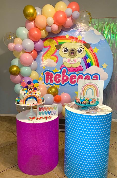 Chip And Potato Birthday Party, Potato Birthday Party, Potato Party, Rainbow Themed Birthday Party, Dorm Room Inspiration, Barbie Party, 5th Birthday, 4th Birthday, 3rd Birthday