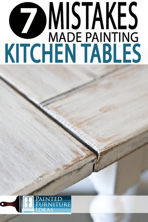 How To Paint A Dining Table, Kitchen Table Painting Ideas Diy, Paint Table To Look Like Wood, Mdf Table Makeover, Painting Wooden Table, Painted Kitchen Table Ideas, Paint Kitchen Table White, Kitchen Table Painting Ideas, Table Painting Ideas Diy