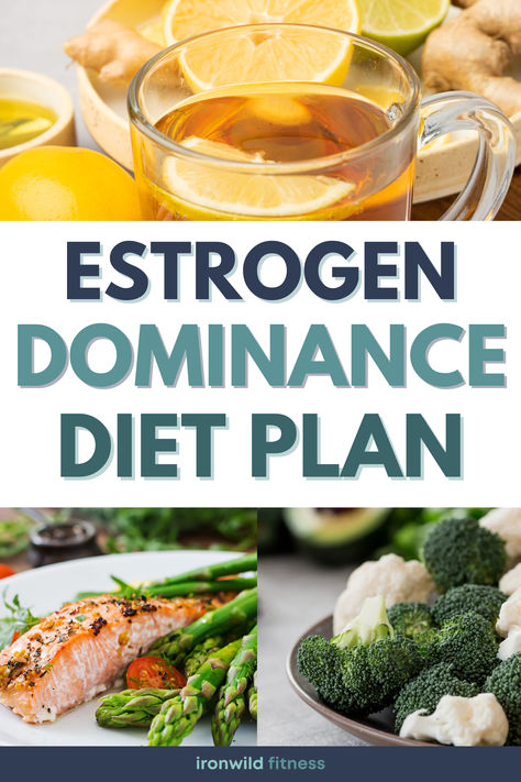 Do you have high estrogen and need to make an estrogen dominance diet plan? Here’s my personal estrogen detox diet plan as a certified nutrition coach and personal trainer! High Estrogen Low Progesterone Diet, High Estrogen Diet, Estrogen Detox Diet, How To Lower Estrogen, Foods High In Estrogen, Estrogen Dominance Diet, High Estrogen, Too Much Estrogen, Detox Diet Plan