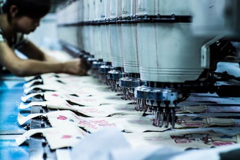 Apparel Manufacturing, Clothing Manufacturing Factory, Textile Industry Illustration, Garment Manufacturing Factory Design, Textile Manufacturing, Pattern Grading, Clothing Factory, Garment Manufacturing, Garment Industry