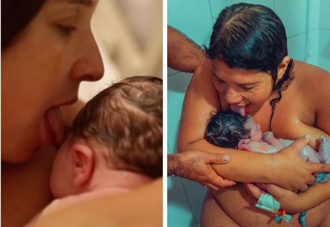 Women are reclaiming their primal urge to lick their newborn babies at birth, with more new mums practicing the incredibly intimate post-birth ritual. While... It’s Normal For A Mum To Lick Her Baby After Birth – Here’s Why was published on Mouths of Mums. Raw Birth, Birth Images, Moving Video, Normal Birth, Losing A Baby, Birth Doula, See And Say, Birth Photographer, After Birth