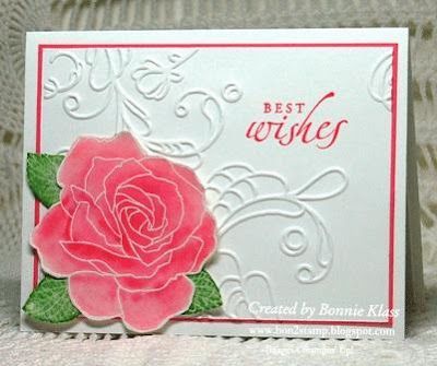 water color roses stampin up | Watercolor rose | Stampin' Up Cards Color Roses, Card Making Designs, Watercolor Roses, Embossed Cards, Flowers Watercolor, Whisper White, Su Cards, Get Well Cards, Watercolor Rose