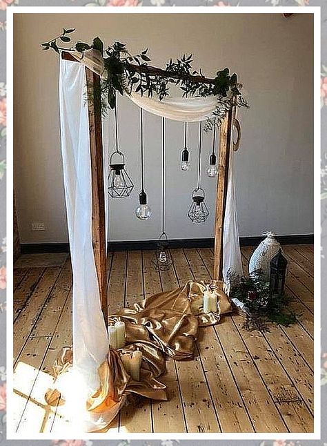 Wedding Arch - Hurry! Dont forego on the latest and greatest deal. Check it out NOW! Macrame Wedding Arch, Wooden Backdrop, Diy Wedding Arch, Wooden Backdrops, Rustic Style Wedding, Wooden Arch, Wedding Arbour, Decor Studio, Website Designs