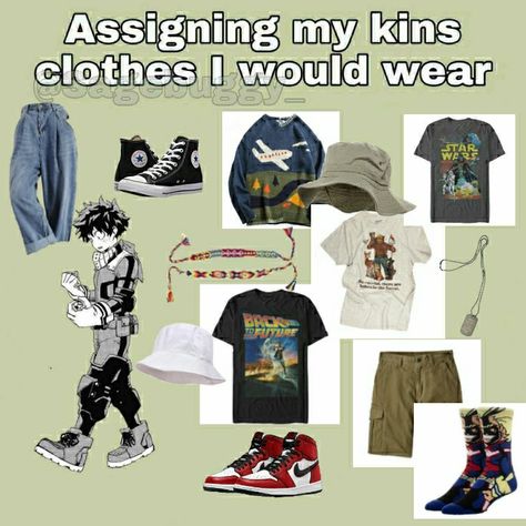 Casual Deku Outfit, Deku Outfit Ideas, Deku In Casual Clothes, Izuku Midoriya Inspired Outfits, My Hero Academia Casual Outfits, Deku Casual Clothes, Deku Inspired Outfit, Deku Outfit, Mha Outfits