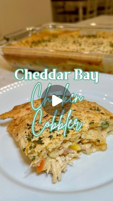 Cheddar Bay Chicken Pot Pie, Herb Soup, Red Lobster Cheddar Bay Biscuits, Red Lobster Biscuits, Cheddar Bay Biscuits, Cheddar Biscuits, Biscuit Mix, Campbell Soup, Frozen Veggies