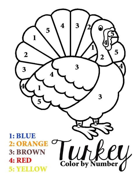 Fun and Creative Thanksgiving Coloring Sheets | 101 Coloring Turkey Color By Number, Thanksgiving Coloring Sheets, Free Thanksgiving Coloring Pages, Thanksgiving Worksheets, Turkey Coloring Pages, Thanksgiving Coloring, Fall Coloring, Thanksgiving Pictures, Thanksgiving Math