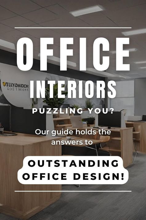 If you find yourself feeling disoriented in your office interior design process, our guide is here to provide comprehensive insights that will unlock the path to a well-crafted and functional workspace. Offering valuable guidance and expertise, our resource ensures a smoother journey in creating an office design that aligns with your vision and enhances productivity. Professional Office Interior Design Work Spaces, School Office Interior Design Ideas, Modern Business Office Design, Small Corporate Office Design Layout, Corporate Office Design Concept, Office Remodel Business, General Manager Office Design, Office Space Ideas Business, Main Office Design