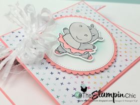 The Stampin' Chic: Fancy Folds Stampers Showcase Blog Hop Stampin Up Happy Hippos, Happy Hippos Stampin Up Cards, Cute Animal Cards, Stampin Up Best Day, Stampin Up Baby Cards, Baby Cards Handmade, Card Making Ideas, Holiday 2022, Fun Folds