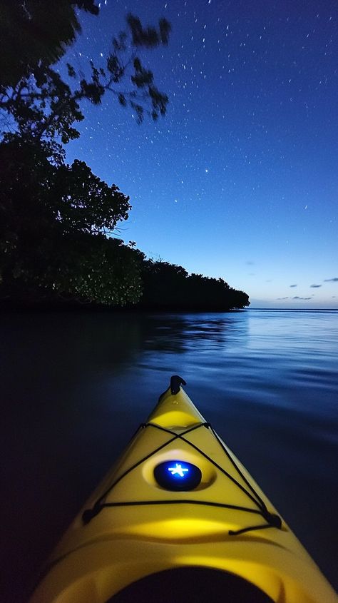 Explore the magical Pisces bioluminescent bay in Puerto Rico. Kayak through glowing waters, mangroves, and serene Caribbean beaches for an unforgettable nighttime adventure. Puerto Rico Glowing Water, Bioluminescence Beach Puerto Rico, Puerto Rico Bioluminescent Bay, Astro Travel, Bioluminescent Bay, Magical Night, Caribbean Beaches, Night In, Night Time