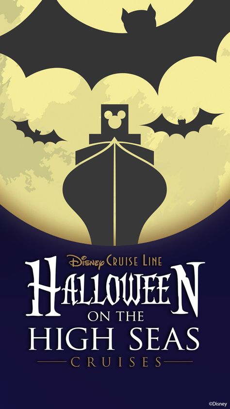 Disney Cruise Line Wallpaper, Disney Cruise Wallpaper, Halloween Wallpapers For Iphone, Cute Halloween Wallpapers, Halloween On The High Seas, Wallpaper Iphone Quotes Songs, Iphone Wallpaper Quotes Inspirational, Disney Lines, Disney Wallpapers