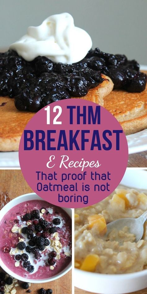 Thm E Meals Breakfast, Northern Nester Thm, Thm Baked Oatmeal Recipes, Thm Supper Ideas, Easy Thm Breakfast, Thm E Recipes, Ggms Thm Recipe, Thm E Breakfast Ideas, Sweatpants Oatmeal Thm