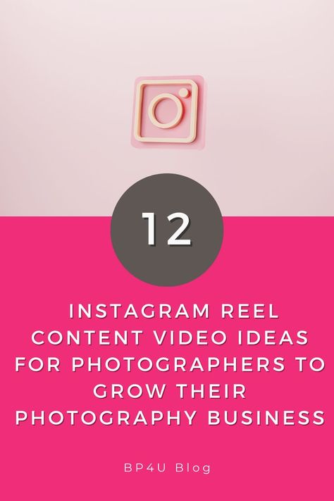 If you’re a photographer, and you’re not using Instagram Reels to grow your business, you’re missing out on a huge opportunity. Instagram Reels are a great way to share your work with the world, and to connect with potential clients. In this blog post, we will discuss 500 different content ideas for your Instagram Reels. Content Video Ideas, Photography Business Plan, Content Video, Using Instagram, Instagram Reel, Video Ideas, Photography Marketing, Content Ideas, Instagram Reels