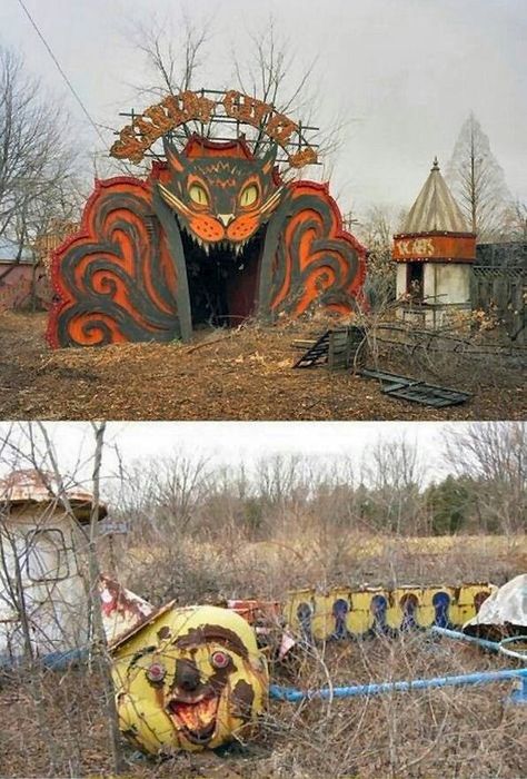 Chernobyl carnival Abandoned Animatronics, Abandoned Carnival, Abandoned Theme Parks, Abandoned Amusement Park, Chernobyl Disaster, Urban Exploring, Abandoned Amusement Parks, Parc D'attraction, Ghost Town