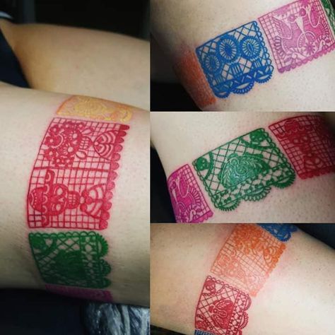 Mexico Tattoo, Dna Tattoo, Boys With Tattoos, Mexican Tattoo, Mexican Art Tattoos, Embroidery Tattoo, Aztec Tattoo, Spooky Tattoos, Time Tattoos