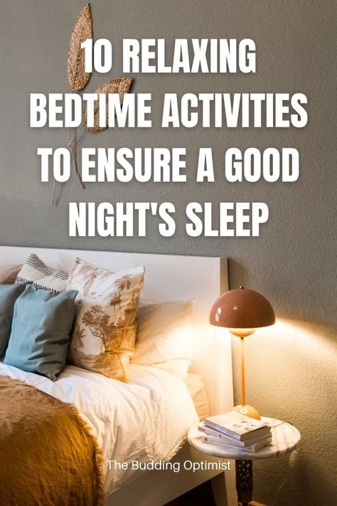 Relaxing bedtime activities to help you fall asleep and stay asleep. Having a bedtime routine is important for quality sleep. Learn how to create a relaxing bedtime routine that will help you destress and sleep better. #howtosleepbetter #relaxingthingstodobeforebed #selfcare Relaxing Things To Do, Sleeping Hacks, Insomnia Causes, Bedtime Ritual, Ways To Sleep, Healthy Morning Routine, Quality Sleep, Sleep Solutions, Sleep Routine