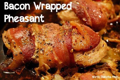 Bacon Wrapped Pheasant, How To Cook Pheasant, Roast Pheasant, Pheasant Recipes, Baked Bacon, Roast Duck, Smoked Food Recipes, Wild Game, Game Food