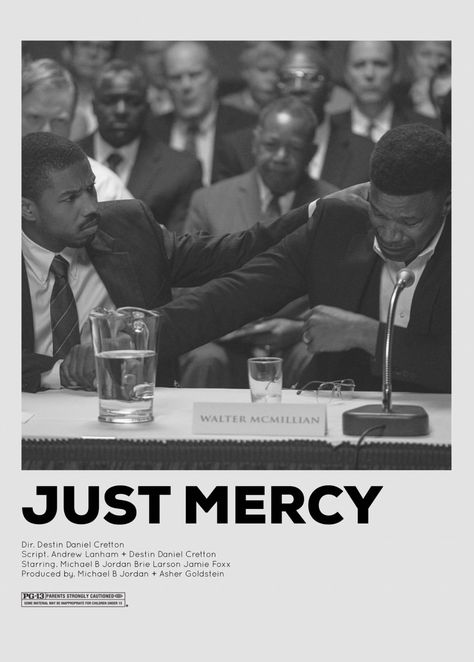 Just Mercy Movie, Mercy Movie, Just Mercy, Michael B Jordan, Brie Larson, Movie Poster, Parenting, Movie Posters, Fictional Characters