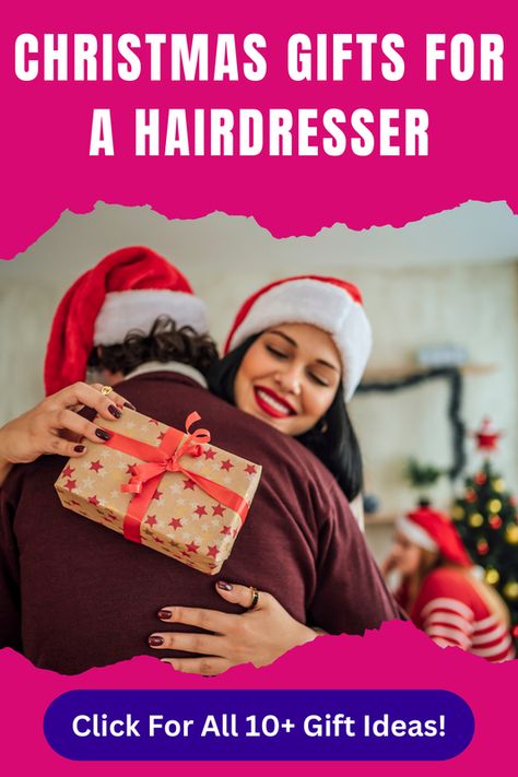 Check out this collection of Christmas Gifts For A Hairdresser. Click for all gift ideas! Hairdresser Christmas Gift, Gift Ideas For Hairdressers Christmas, Gifts For Hairdresser Christmas, Gift Ideas For Hairdressers, Gift Ideas For Hair Stylist, Christmas Gifts For Hairstylist, Christmas Gift For Hairdresser, Hairdresser Gift Ideas, Gifts For Hairstylist