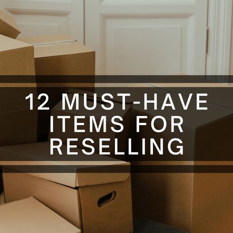 12 Must-Have Items for Reselling - Exploring Life’s Beauty Reseller Storage Ideas, Reselling Organization, Reseller Inventory Organization, Thrift Reselling, Ebay Inventory Organization, Inventory Organization, Ebay Selling Tips, Crazy Stories, Reselling Clothes