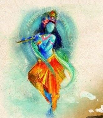 Krishna Watercolor Painting, Radha Krishna Modern Art, Krishna Drawing, Radha Painting, Vedic Art, Hinduism Art, Sukkot, Ganesha Painting, Krishna Wallpapers