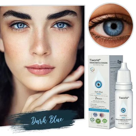 Tiworld™ IrisInk PRO Eye Drops Eye Color Changing Drops, Romantic Perfume, Change Your Eye Color, Colored Eye Contacts, Eye Contacts, Whitening Face, Eye Drops, Styling Brush, Wedding Prep