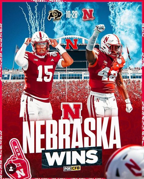 Nebraska Huskers Football, Huskers Football, Iowa Football, Husker Football, Nebraska Football, Sports Design Ideas, Nebraska Huskers, Nebraska Cornhuskers, Football Wallpaper