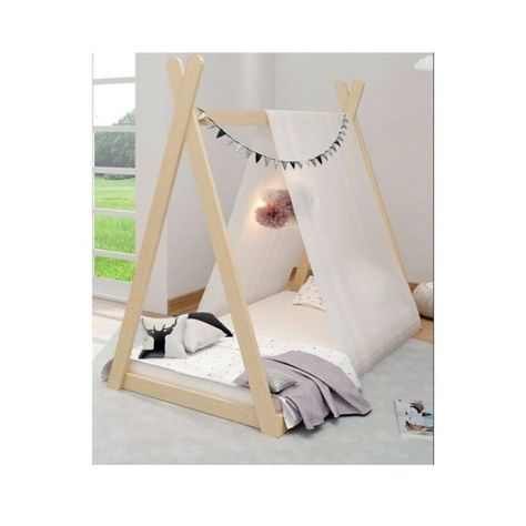 Find space-saving solutions with our woodworking projects for tiny homes. Clever, compact designs that offer functionality and style. Image Source: https://www.pinterest.com/pin/169799848444646096 Teepee Bunk Bed, Scandinavian Kids Bedroom, Diy Kids Bed, Toddler Floor Bed, Teepee Bed, Montessori Bed, Montessori Room, Kids Room Interior Design, Toddler Boys Room