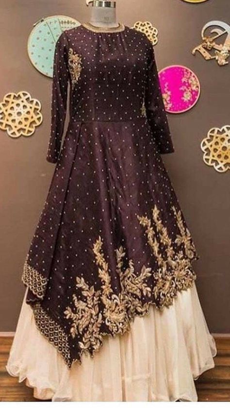 Angharka Style Frock, Angharka Style, Ministry Apparel, New Stylish Dress, Khana Khazana, Frock Pattern, Arab Dress, Kurti Pattern, Islamic Fashion Dresses