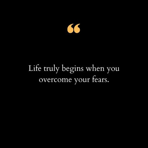 Fear is a powerful emotion, capable of paralyzing us and holding us back from reaching our true potential. It whispers doubts, magnifies uncertainties, and builds walls that seem insurmountable. But what if I told you that beyond those walls lies a world of endless possibilities and profound joy? Life truly begins when you overcome your fears. Imagine stepping out of your comfort zone and facing your fears head-on. It's in those moments of courage that we discover our inner strength and resi... Facing Fear Quotes, Fears Quotes, Fear Of People, Overcoming Fear Quotes, Facing Fears, Facing Your Fears, Manifesting Life, Powerful Messages, Facing Fear
