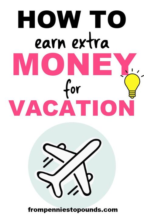 Want to go on vacation but can't afford it? This is the article for you! It will show you how you can make a plan and earn extra money for vacation! #vacation #holiday #savingforvacation #earnextramoney #sidehustle Make Side Money, Earn Money Fast, Easy Money Online, Earn Extra Cash, Extra Money Online, Online Side Hustle, Side Money, Earn Extra Money, Earn More Money