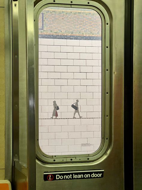 New York Subway Illustration, Nyc Subway Aesthetic, Nyc Subway Art, Vibe Bathroom, Subway Aesthetic, Ny Subway, Kimberly Ann, New York Subway, Subway Train