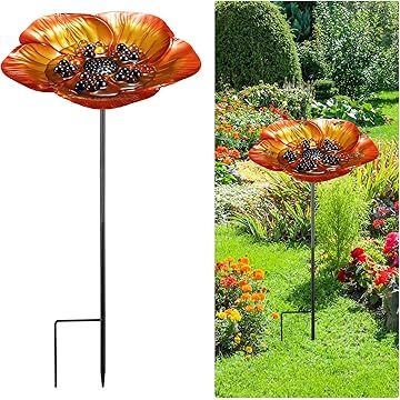 Amazon.com Shopping Cart Bee Waterer, Bee Watering Station, Courtyard Decor, Bee Feeder, Water Station, Bee Keeping Supplies, Decorative Garden Stakes, Garden Courtyard, Flower Bird