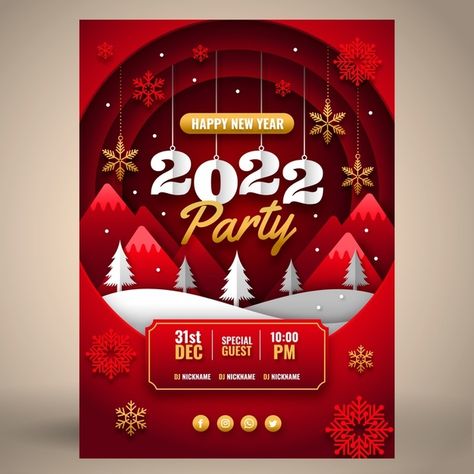 New Year Design Graphic, New Year Graphic Design, New Year Poster Design, Happy New Year Logo, New Year Party Flyer, Price Tag Design, New Year Logo, Christmas Party Poster, New Year Post