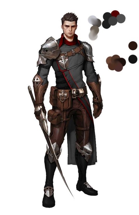 Battle Outfit, Knight Armor, Dungeons And Dragons Characters, D&d Dungeons And Dragons, Dnd Art, Fantasy Armor, Male Character, Fantasy Concept Art, Armor Concept