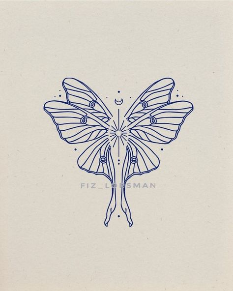 Bio Drawing, Luna Moth Tattoo, Luna Tattoo, Moth Tattoo Design, Earthy Tattoos, Moon Luna, Moth Tattoo, Art Moon, Tiny Tattoo