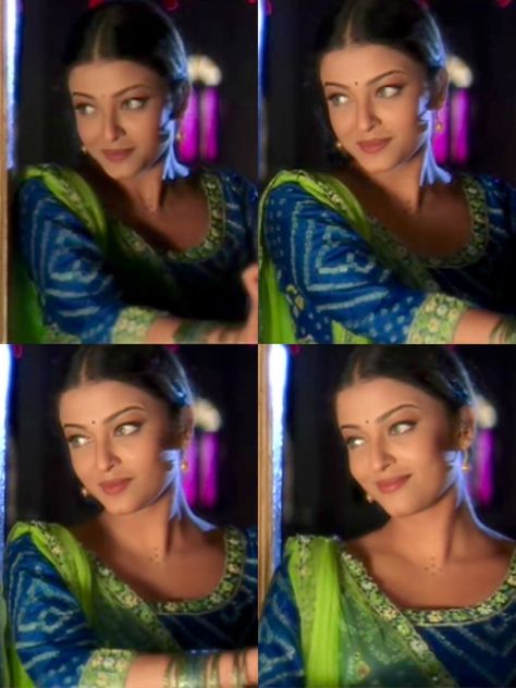 Aishwarya Rai in Hum Dil De Chuke Sanam Hum Dil De Chuke Sanam Aishwarya Outfits, Aishwarya Rai Hum Dil De Chuke Sanam, Hum Dil De Chuke Sanam, Bollywood Vintage, Cinema Aesthetic, Bride And Prejudice, College Beauty, Bollywood Outfits, Aishwarya Rai Bachchan