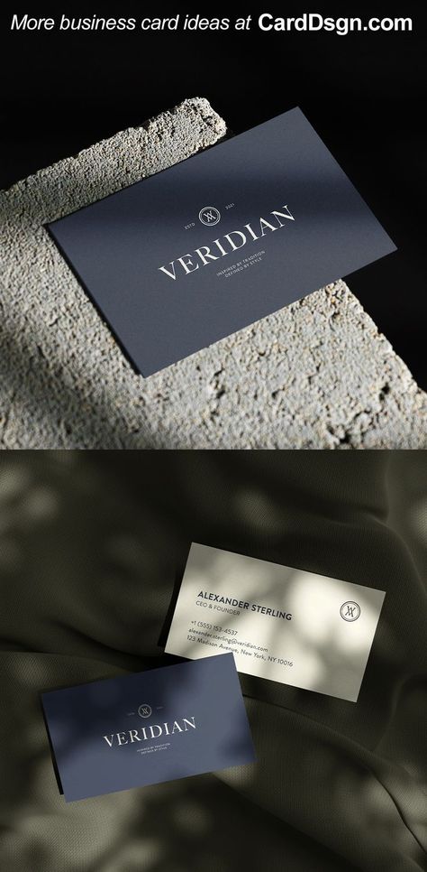 Fashion Business Card, Sophisticated Business Card, Clean Business Card Design, Business Card Gallery, Clean Business Card, Business Card Design Minimal, Elegant Business Cards Design, Unique Business Cards Design, Fashion Business Cards