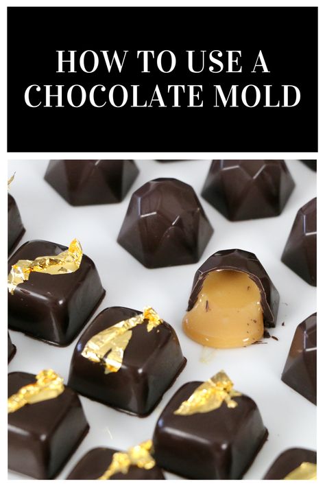 How To Use Chocolate Molds, Diy Chocolate Molds, Diy Filled Chocolates, Chocolate Candy Fillings, Fillings For Chocolate Molds, How To Make Chocolates In Molds, Homemade Filled Chocolates, Chocolate Making Ideas Homemade, Making Chocolates In Molds