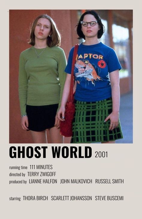 Ghost World Movie, Movie Outfit Ideas, Film Recommendations, Movies To Watch Teenagers, Ghost World, New Movies To Watch, Girly Movies, Great Movies To Watch, Teen Movies