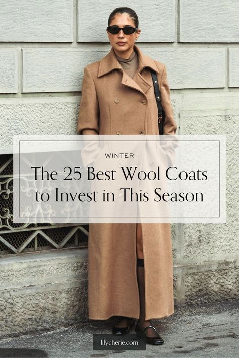 best wool coats Womens Wool Coat Outfit, Knee Length Wool Coat, Womens Long Coat Outfit, Black Wrap Coat Outfit Winter, Essential Coats For Women, Wool Long Coat For Women, Casual Wool Coat Outfit, Classic Winter Fashion, Wool Coat Outfits For Women