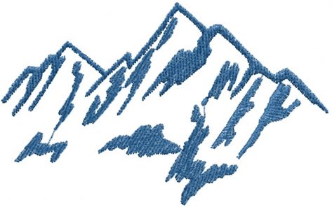 Mountain Embroidery Pattern, Mountain Embroidery, Embroidery Hoop Wall Art, Embroidery Tshirt, Embroidery Gifts, Embroidery Patterns Free, Sewing Embroidery Designs, Embroidery Craft, Hand Embroidery Patterns