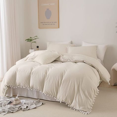 Bedbay Beige Duvet Cover Twin Size Boho Bedding Set Cute Pom Pom Decor Beige Cream 2 Pieces Farmhouse Bedding Set Bohemian Room Decor

different colors are available.

bedroom, decor, boho, comforter, duvet Creamy Beige Bedding, Bedroom Inspirations For Small Rooms, Farmhouse Bedding Sets, Beige Duvet, Comforter Sets Boho, Beige Duvet Covers, Boho Bedding Sets, Beige Comforter, Grey Comforter Sets