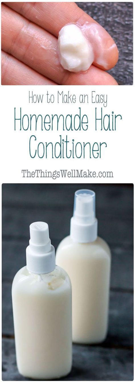 Diy Conditioner For Oily Hair, Homemade Leave In Hair Conditioner, Diy Leave In Conditioner For Dry Hair, Leave In Conditioner Diy, Diy Leave In Hair Conditioner, Hair Conditioner At Home, Natural Conditioner For Hair, Homemade Hair Conditioner, Easy Diy Hair