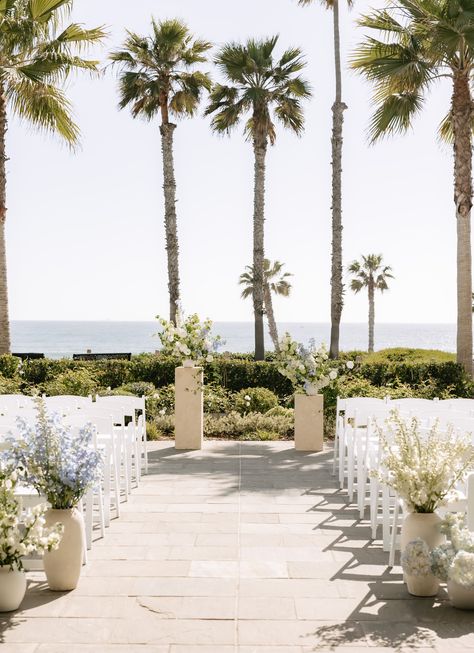 What coastal ceremony dreams are made of ✨ 🌊 Save this post now if you've been craving a seaside celebration!   Venue: @theseabird  Photo: @mayaloraphoto Florals: @longstemdisco Planning + Design: @inthedetailswed   #seabirdwedding #theseabird #theseabirdhotel #theseabirdwedding #sandiegowedding #sandiegoweddingplanner #wedding #weddingdetails #sandiegoweddingdesign Coastal Ceremony, Coastal Wedding Ceremony, California Coastal Wedding, Dana Point Wedding, Ocean View Wedding, Oceanside California, Bird Wedding, Wedding Altars, Dana Point