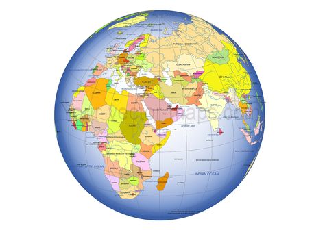 Arabien penninsula on Globe colored map. Country name of World countries. World Map Globe, Picture Of World Map, Globe Map, Map Of The World, Full World Map, World Map Picture, Globe Picture, Ocean Names, World Globe Map