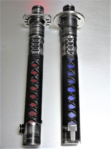 JQ Sabers #saberporn Samurai Lightsaber, Lightsaber Blueprint, Starwars Lightsaber, Lightsaber Design, Star Wars Planets, Lightsaber Hilt, Star Wars Decor, Star Wars Facts, Star Wars Jokes