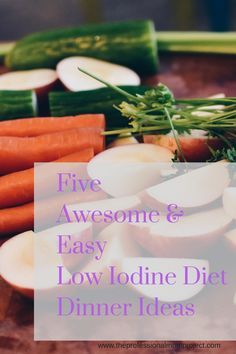 Struggling with what to eat on the low iodine diet? Check out these 5 awesome and easy low iodine diet dinner ideas. Perfect for busy weeknights. Diet Dinner Ideas, Iodine Free Diet, Donut Hole Recipe Baked, Low Iodine Diet, What To Make For Dinner, Banana Split Dessert, Diet Dinner, Cream Pasta, Deep Dish Pizza