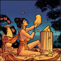 Hippolyta (DC Comics) - Wikipedia, the free encyclopedia Hippolyta Dc Comics, Pregnant Best Friends, Dc Hippolyta, The Amazons, Queen Hippolyta, Amazonian Warrior, Steve Trevor, Dc Rebirth, Army Nurse